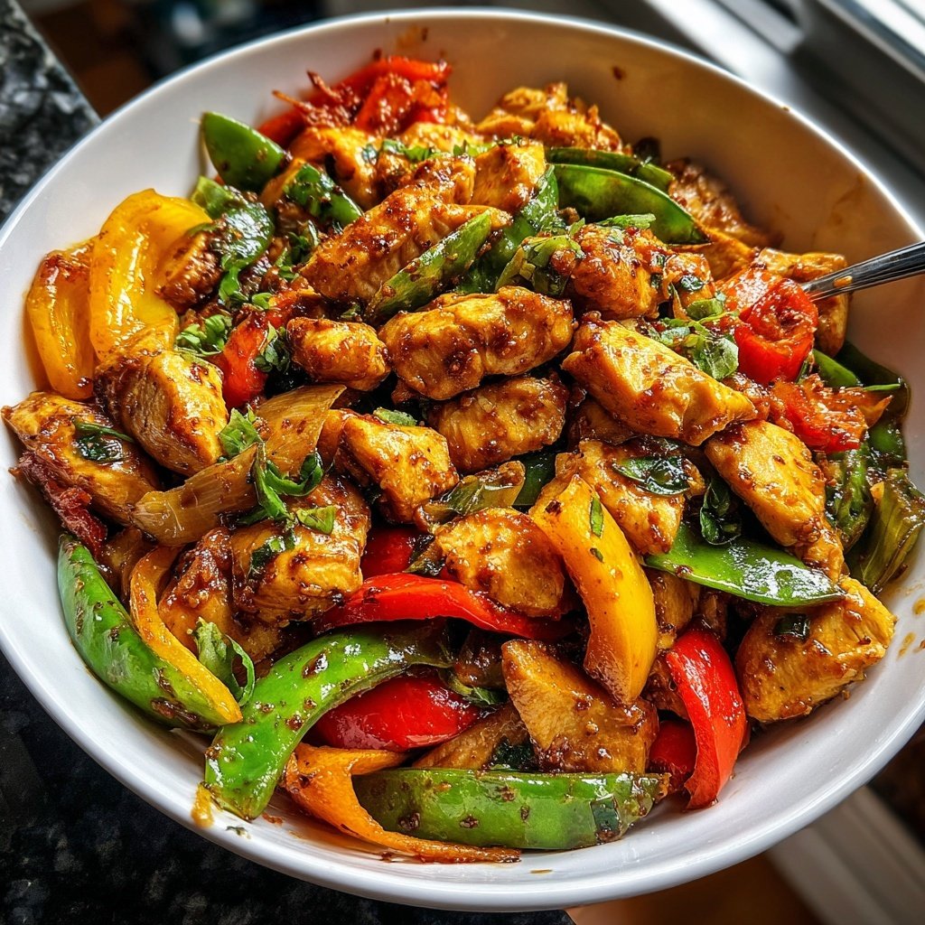High Protein Chicken Stir Fry