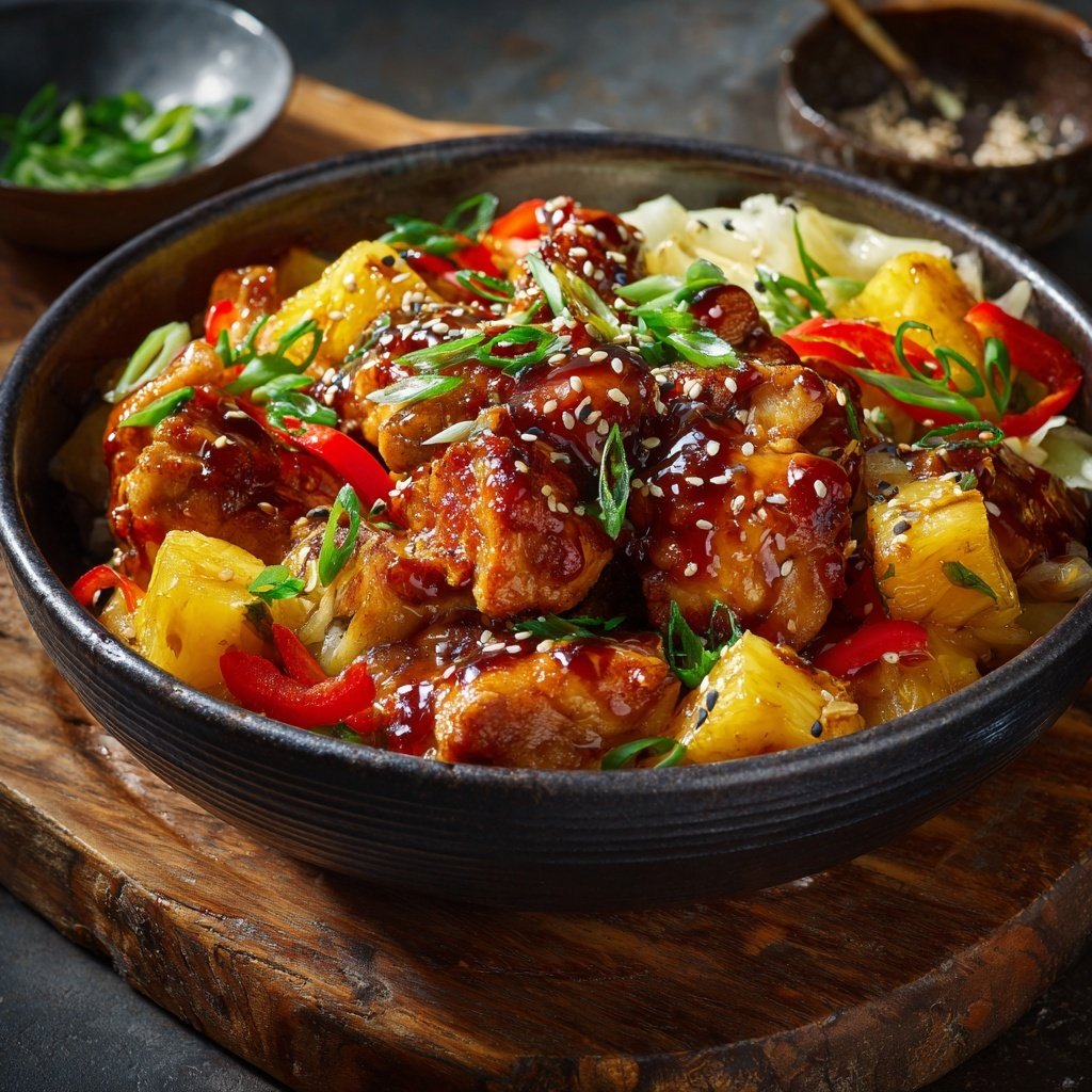 Sweet Pineapple Chicken Bowl