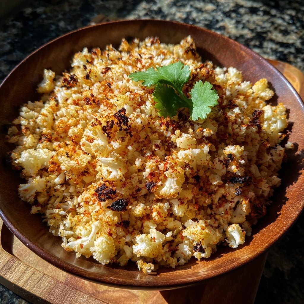 Smoky Roasted Cauliflower Rice
