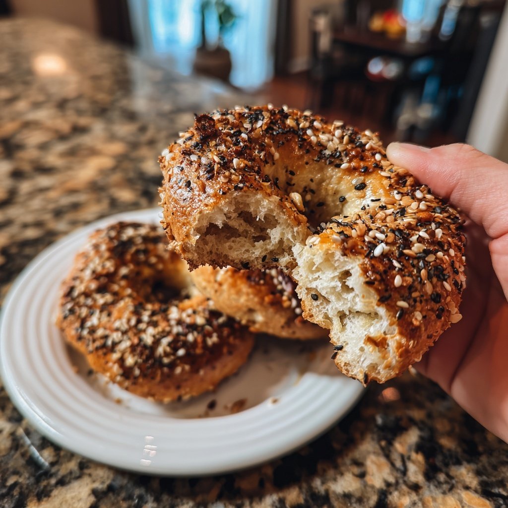 Greek Yogurt Protein Bagels