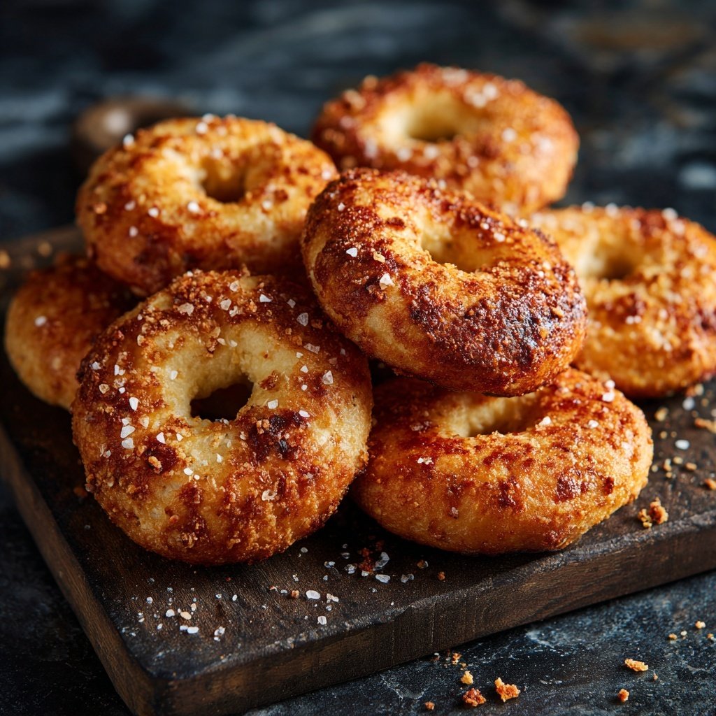 Two Ingredient Air Fryer Bagels