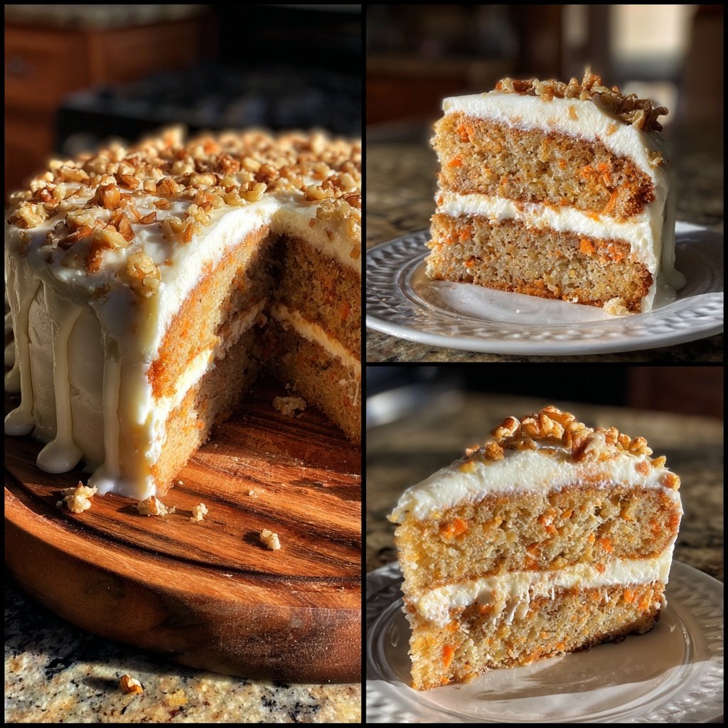 Light Spring Carrot Cake