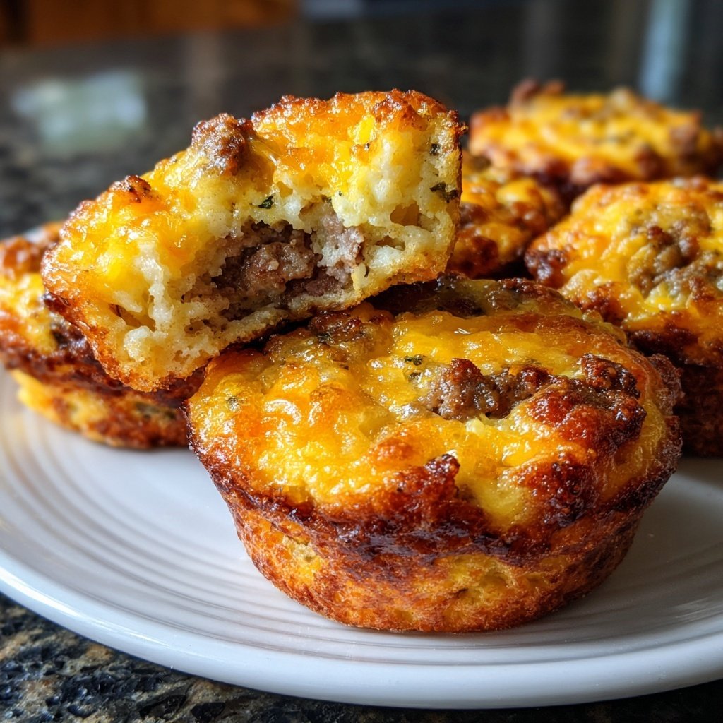 Keto Sausage Egg Breakfast Muffins
