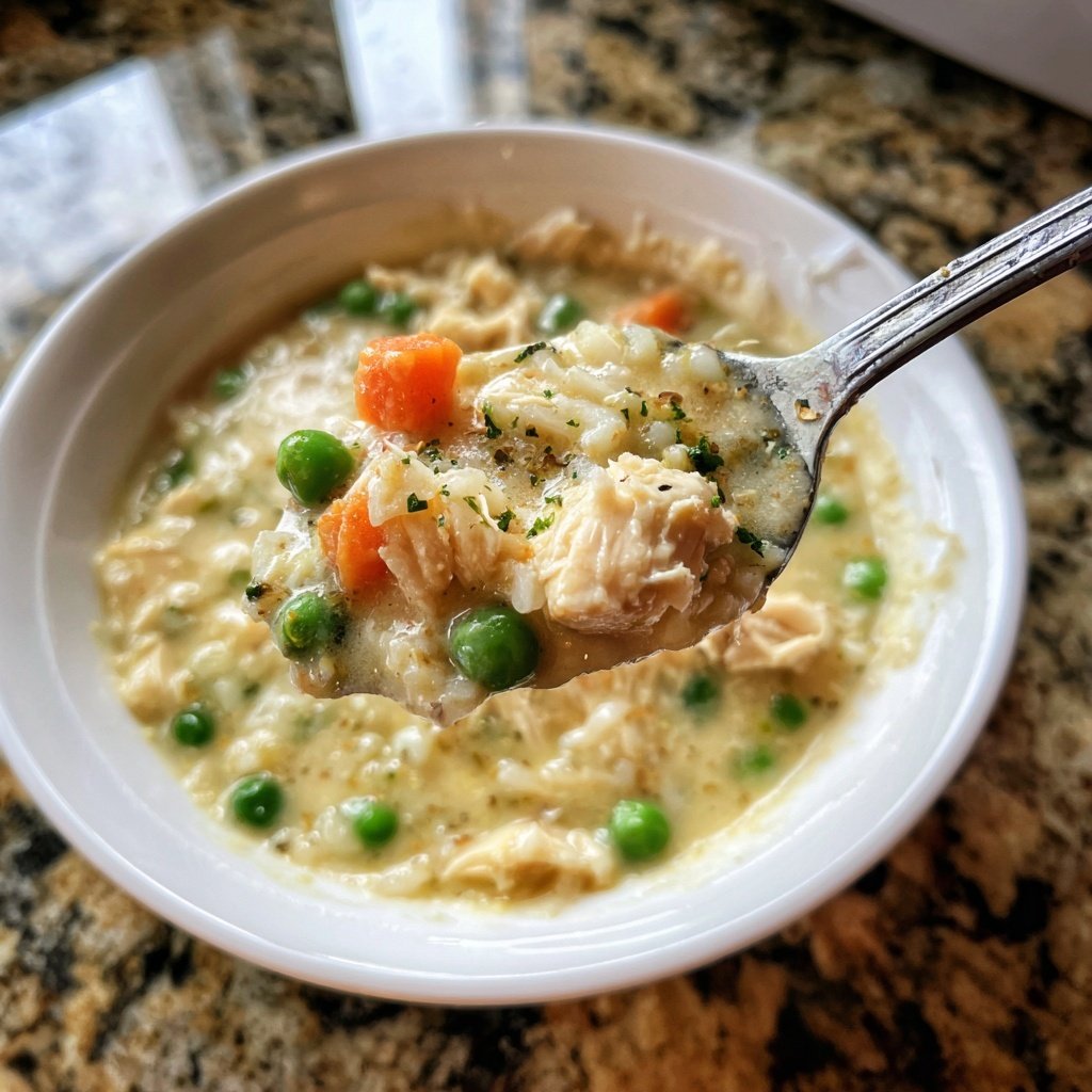 Creamy Chicken And Rice Soup