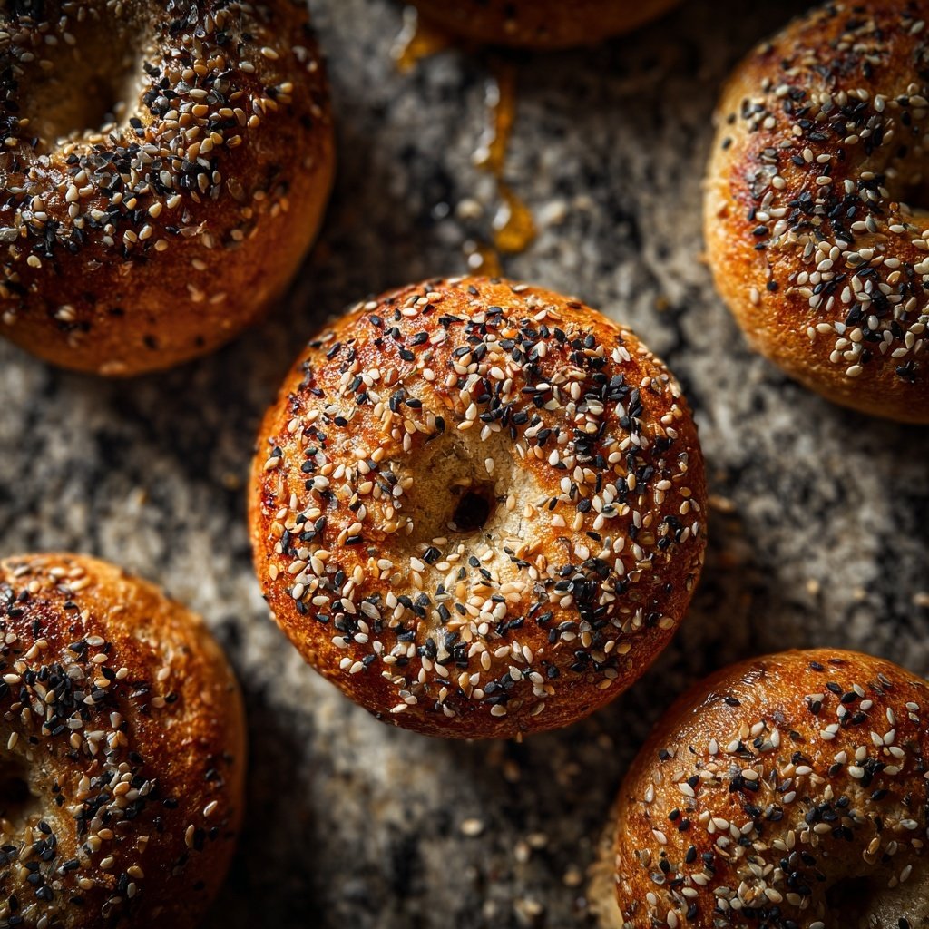 Soft Whole Wheat Yogurt Bagels