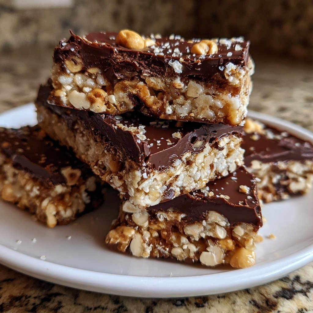 Chocolate Hazelnut Coconut Bars